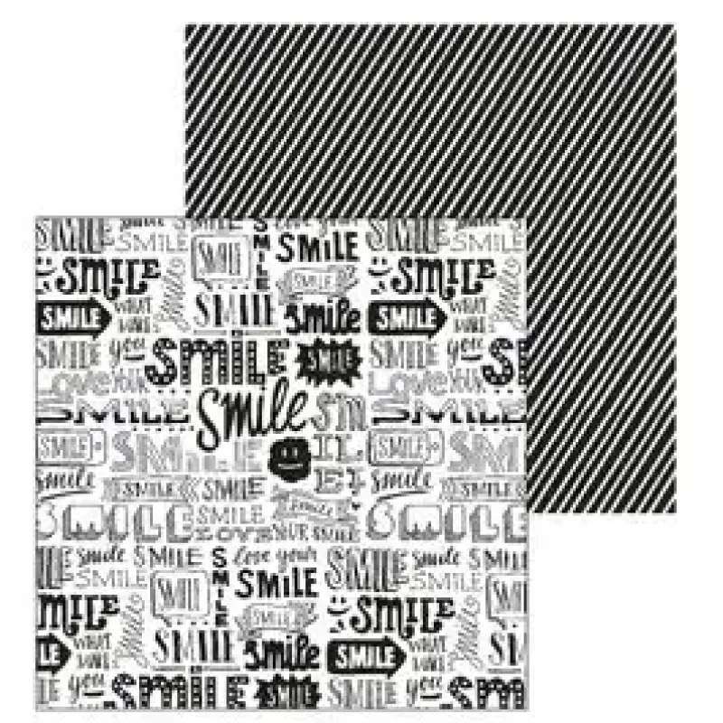 Paperfuel  Scrapbook papier 30,5x30,5cm 200g Smile (PF201002)
