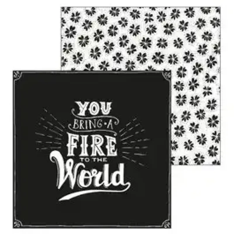 Paperfuel  Scrapbook papier 30,5x30,5cm 200g Smile (PF201003)