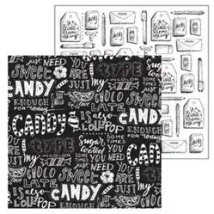 Paperfuel  Scrapbook papier 30,5x30,5cm 200g Candy (PF201005)