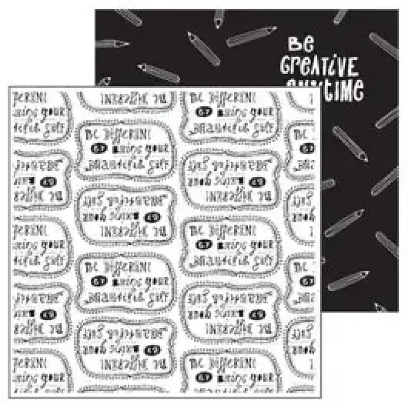 Paperfuel  Scrapbook papier 30,5x30,5cm 200g Beautiful (PF201007)