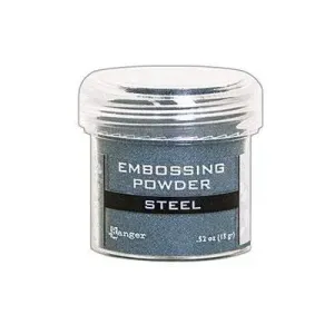 Tim Holtz Ranger Embossing powder metallic steel (EPJ66873)