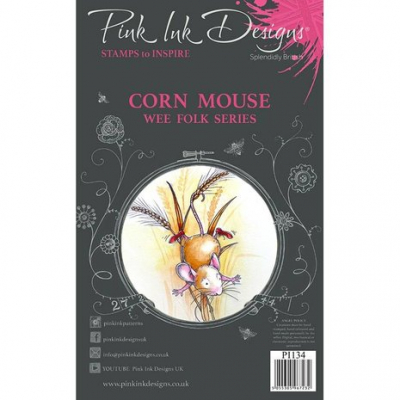 Pink Ink Designs Corn Mouse A7 Clear Stamp (PI134)