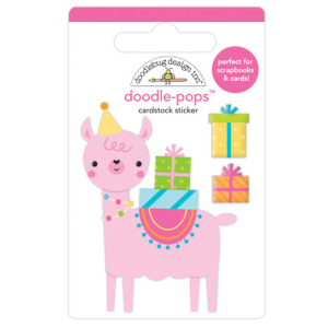 Doodlebug Design Party Llama Doodle-Pops (6633) (842715066335)