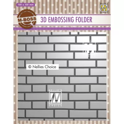 Nellie Snellen • 3D Embossing Folder Backgrounds Brick-Wall EF3D023