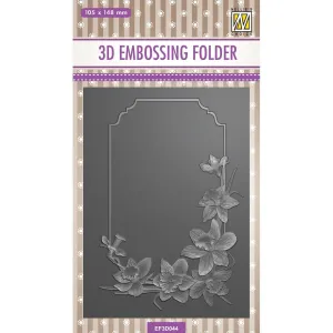 Nellie Snellen • 3D Embossing Folder Flowers Daffodils (EF3D044)