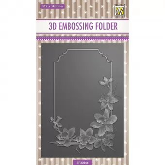 Nellie Snellen • 3D Embossing Folder Flowers Daffodils (EF3D044)