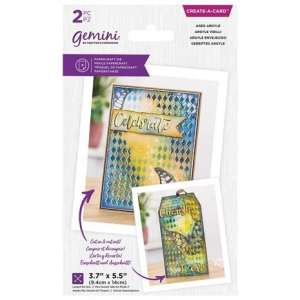 Gemini Aged Argyle Create-a-Card Dies (GEM-MD-CAD-AA
