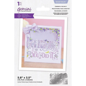 Gemini Congrats You Did It Edge'ables Dies (GEM-MD-EDG-CONYDI)