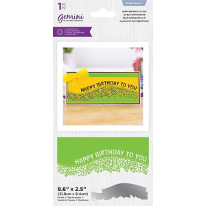 Gemini Happy Birthday to You Edge'ables Dies (GEM-MD-EDG-HBTY)
