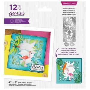 Gemini Tropical Paradise Create-a-Card Dies (GEM-MD-CAD-TRPAR)