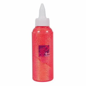 Glitz It Glitter Glue Coral (120ml) (43215) (GLT 43215)