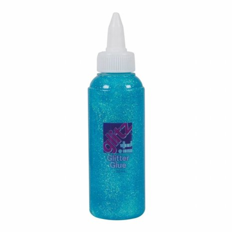 Glitz It Glitter Glue Ice Blue (120ml) (GLT 43221)