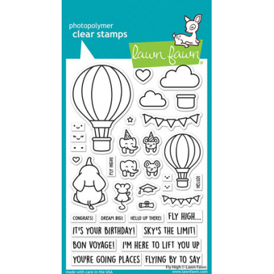 Lawn Fawn Fly High Clear Stamps (LF3069)