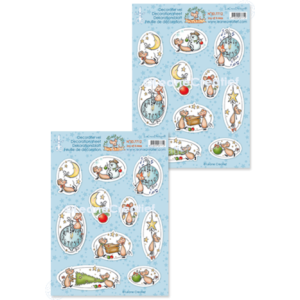 Leane Creatief The World of Mice: Joy of Christmas A4 Decoration Sheets (50.7712) per vel