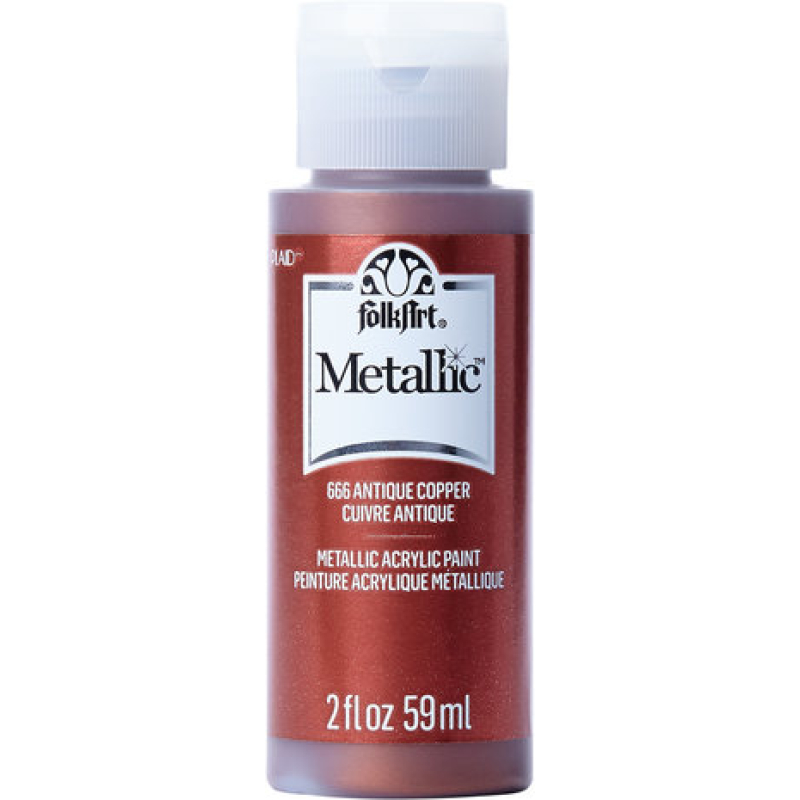 Folkart Metallic Antique Copper 2 fl oz (666) (28995006661)