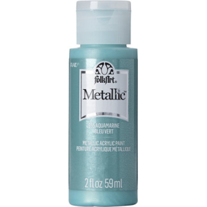 Folkart Metallic Aquamarine 2 fl oz (655) (28995006555)