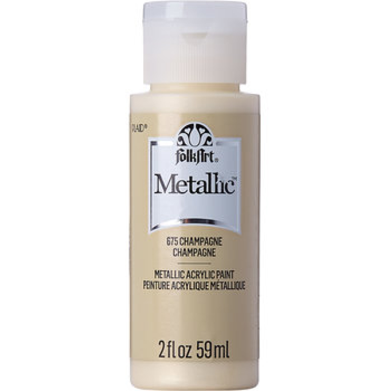 Folkart Metallic Champagne 2 fl oz (675) (28995006753)