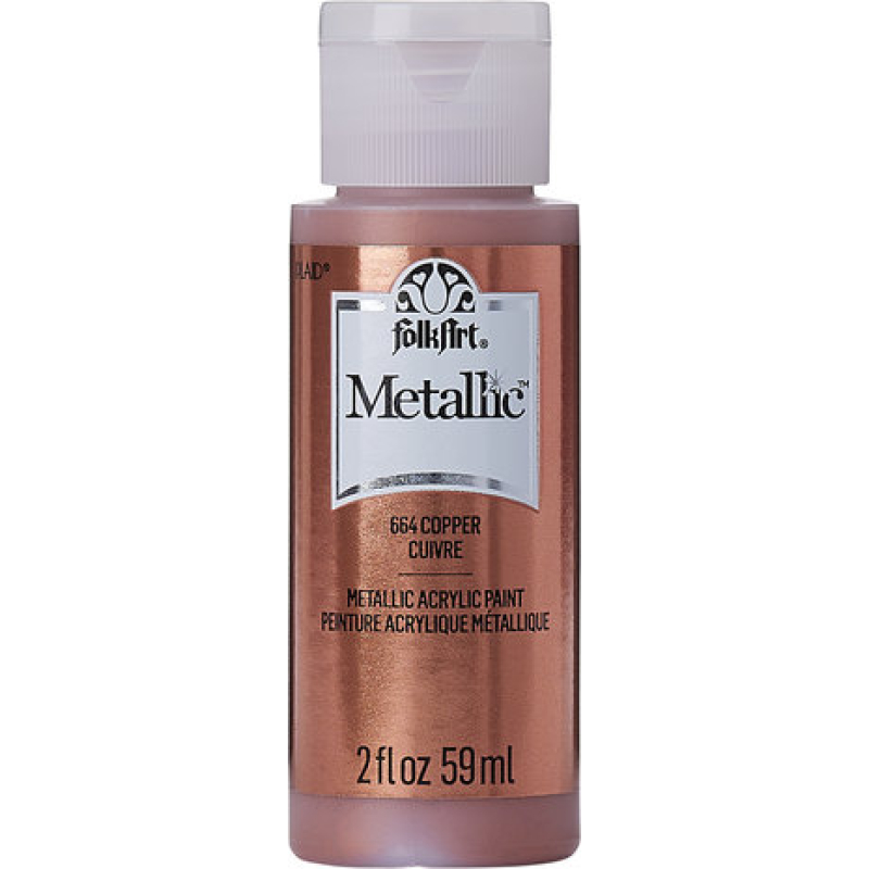 Folkart Metallic Copper 2 fl oz (664) (28995006647)