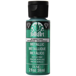 Folkart Metallic Emerald Green 2 fl oz (653) (28995006531)