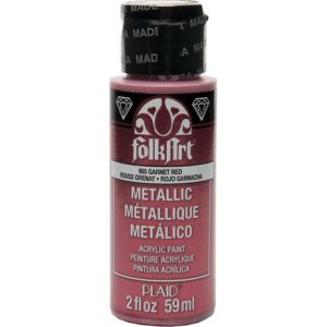 Folkart Metallic Garnet Red 2 fl oz (665) (28995006654)