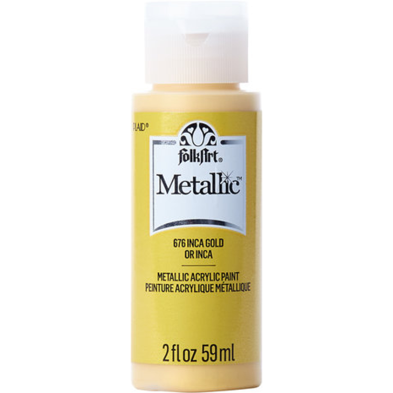 Folkart Metallic Inca Gold 2 fl oz (676) (28995006760)