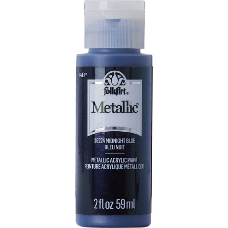 Folkart Metallic Midnight Blue 2 fl oz (36224) (28995362248)