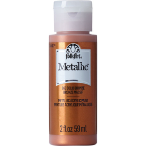 Folkart Metallic Solid Bronze 2 fl oz (663) (28995006630)