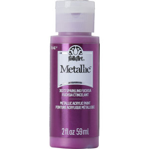 Folkart Metallic Sparkling Fuchsia 2 fl oz (36272) (28995362729)