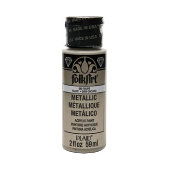 Folkart Metallic Taupe 2 fl oz (580) (28995005800)