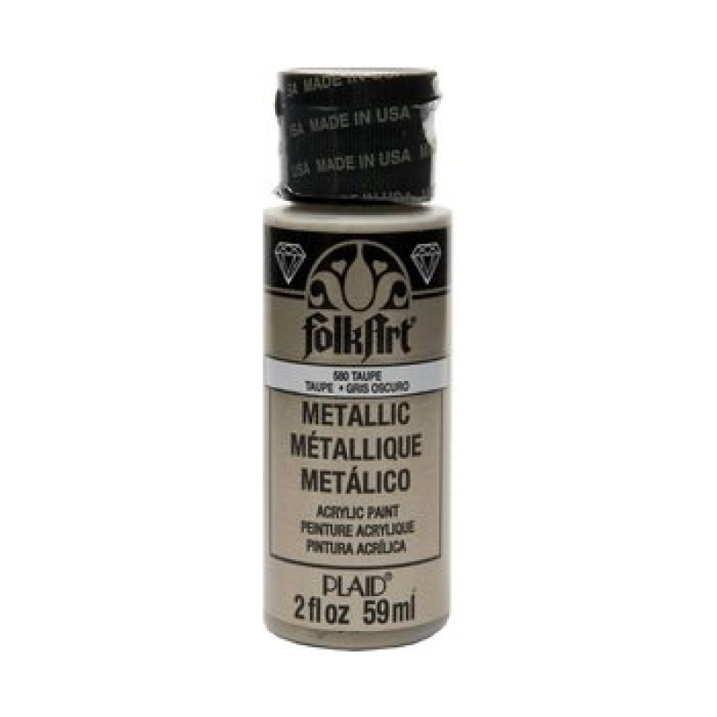 Folkart Metallic Taupe 2 fl oz (580) (28995005800)