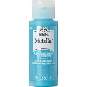 Folkart Metallic Turquoise Shimmer 2 fl oz (99230)