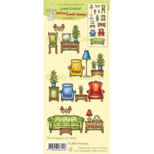 Leane Creatief Furniture Combi Clear Stamp (55.8016)