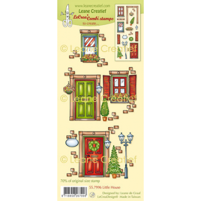 Leane Creatief Little House Combi Clear Stamp (55.7996)