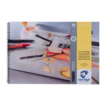 Van Gogh Stadsgrijs Toned Paper - 30 vellen, formaat 42 x 29.7 cm (A3) (93180001)