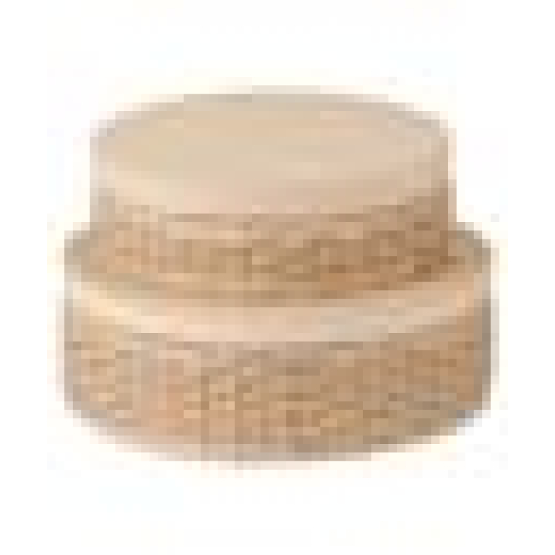 Decopatch Set van 2 ronde gevlochten dozen - Kraft (BTS082C)