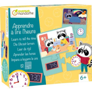 Avenue Mandarine Educatieve spel, Leer de tijd (JE531C)
