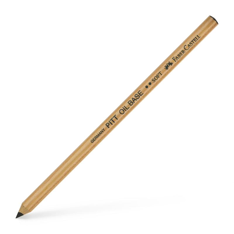Faber-Castell  Potlood Pitt Oil Base zwart zacht (FC-112602)