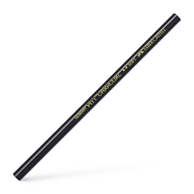 Faber-Castell Houtskool  Pitt Monochrome zwart zacht (FC-117403)