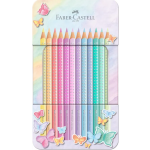 Faber-Castell Kleurpotloden Sparkle pastel 12 stuks in blik etui (FC-201910)