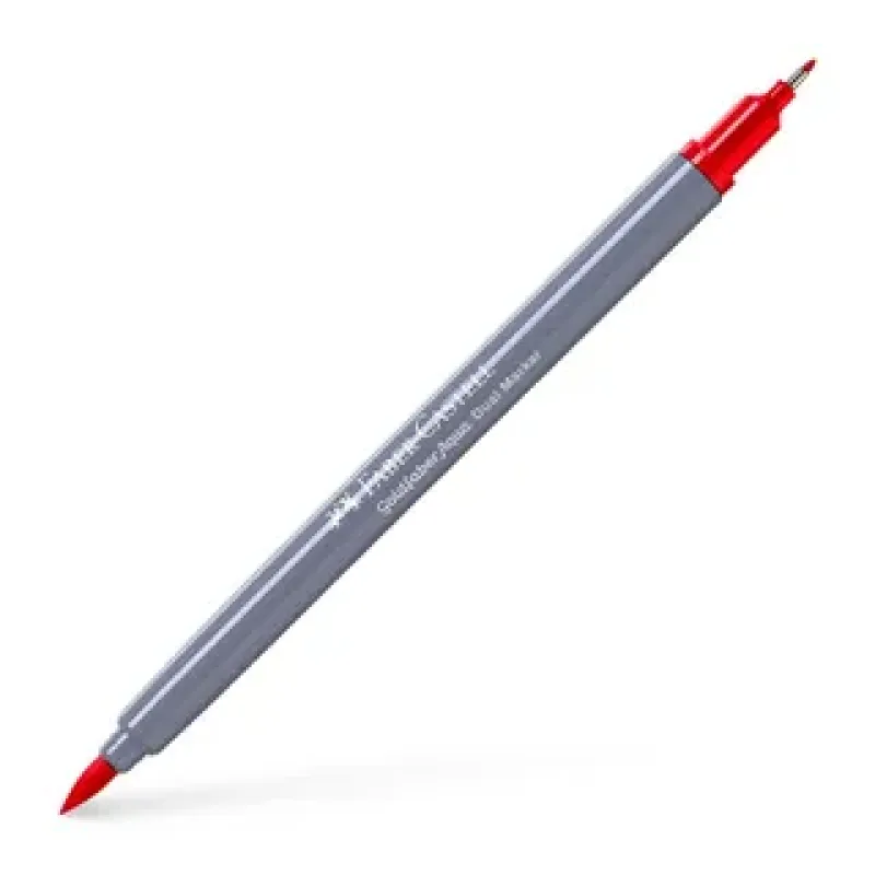 Faber-Castell Goldfaber Duo aquarelmarker 121 geraniumrood fel (FC-164621)