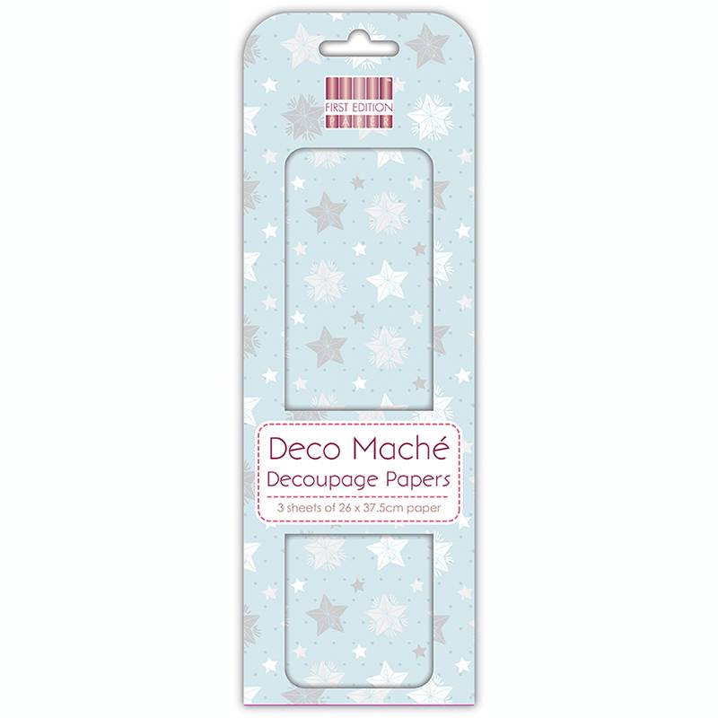 First Edition FSC Deco Mache Frozen Stars (FEDEC212X16)