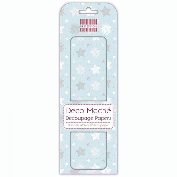 First Edition FSC Deco Mache Frozen Stars (FEDEC212X16)