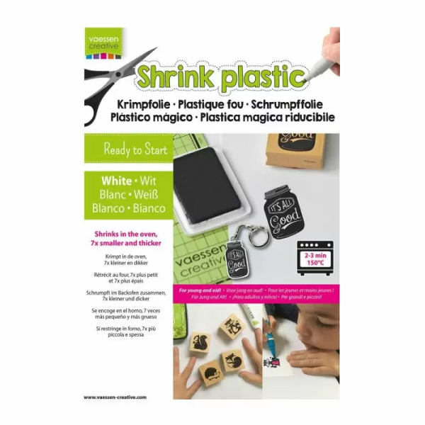 Krimpfolie A4 Wit ( per vel) (AR3-600-250)