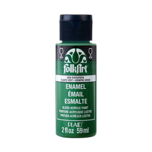 Folkart Enamel Glass Paint Evergreen 2 fl oz (4036) (28995040368)