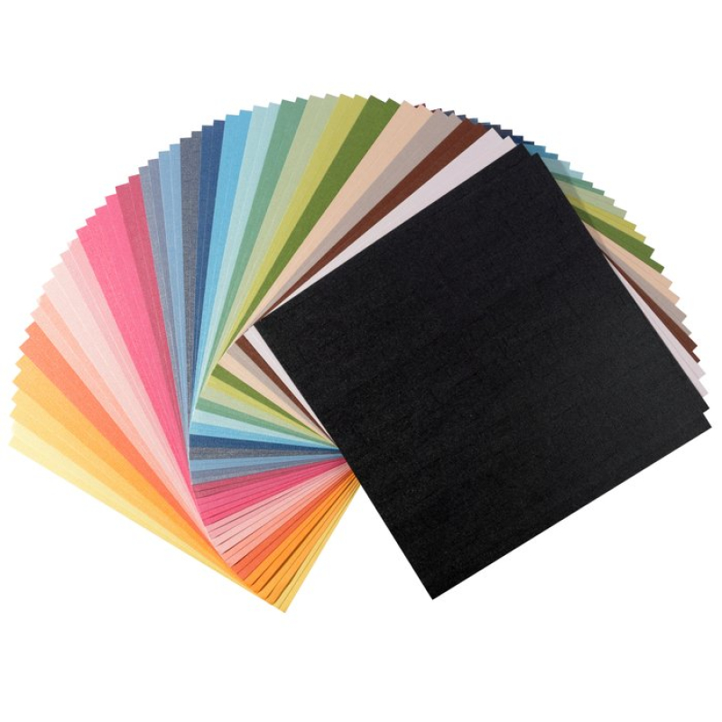 Florence Cardstock 216g Textuur 30,5x30,5cm Parelmoer 50 vellen (2211-001)