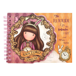 Gorjuss Notebook Layered Wirobound Just One Second (1139GJ03)