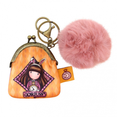 Gorjuss Purse Keyring Clasp Just One Second (919GJ13)