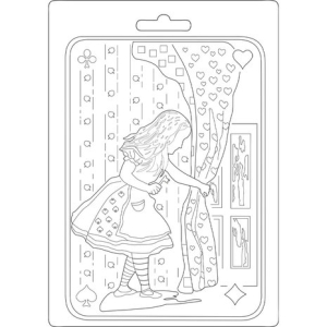 Stamperia Soft Mould A5 Alice (K3PTA543)