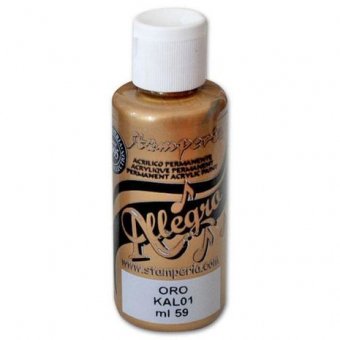 Stamperia Allegro Paint 59ml Gold (KAL01)