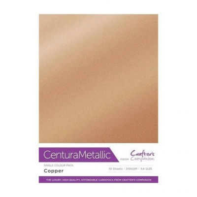 Crafter's Companion Centura Metallic Pearl A4 Pack Copper (10pcs) (CPM10-COPP)